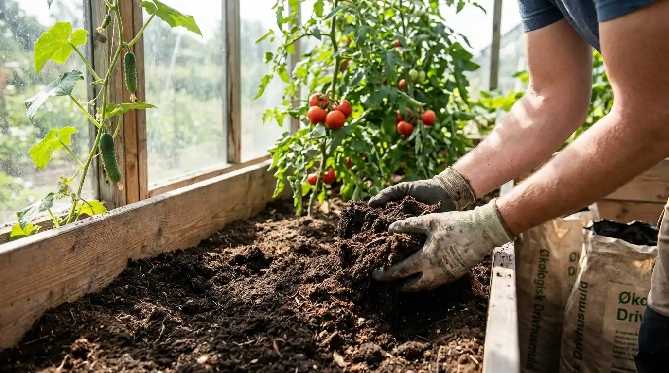 Vælg den rette jord til drivhuset for sunde tomater og agurker