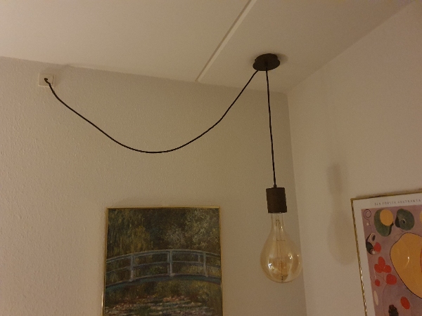 Fjern to loftslamper