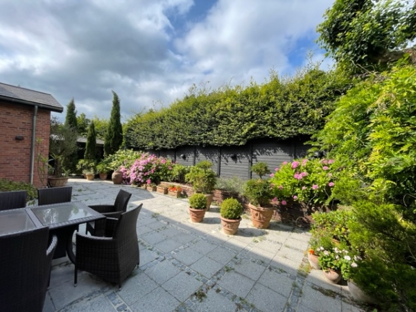 Klipning af hæk og fjernelse af ukrudt ved fliser og bede