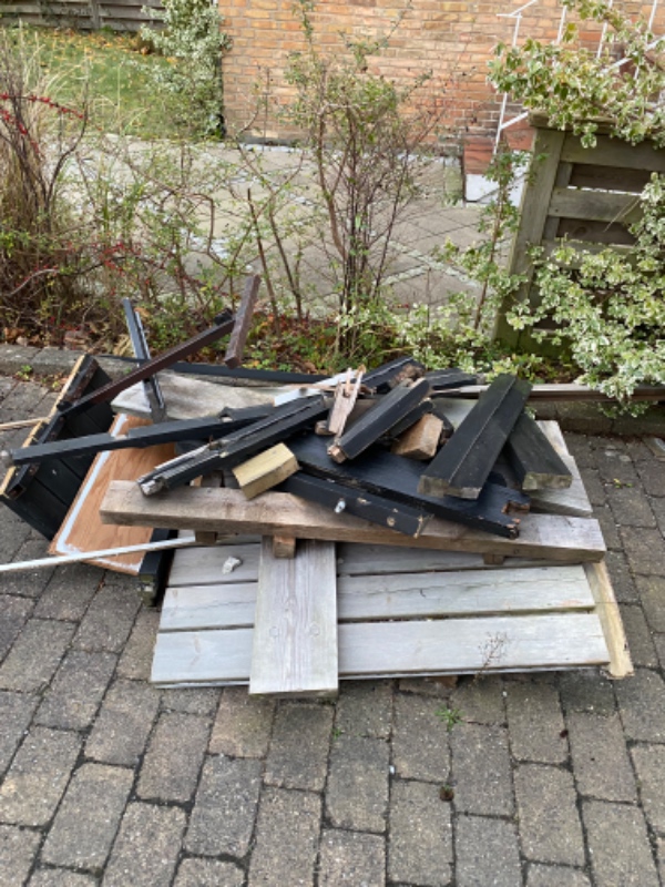 Afhentning af byggeaffald