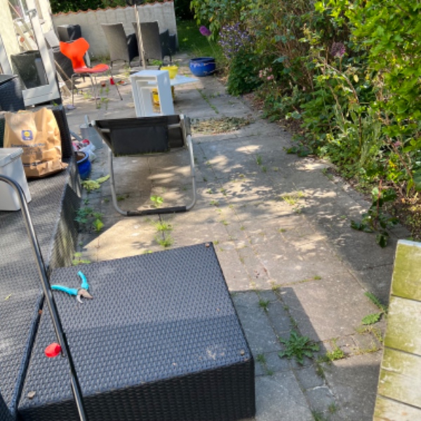 Højtryks spulet terasse