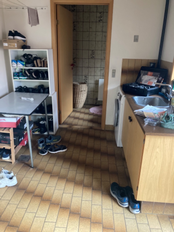 Beyggers og badeværelse