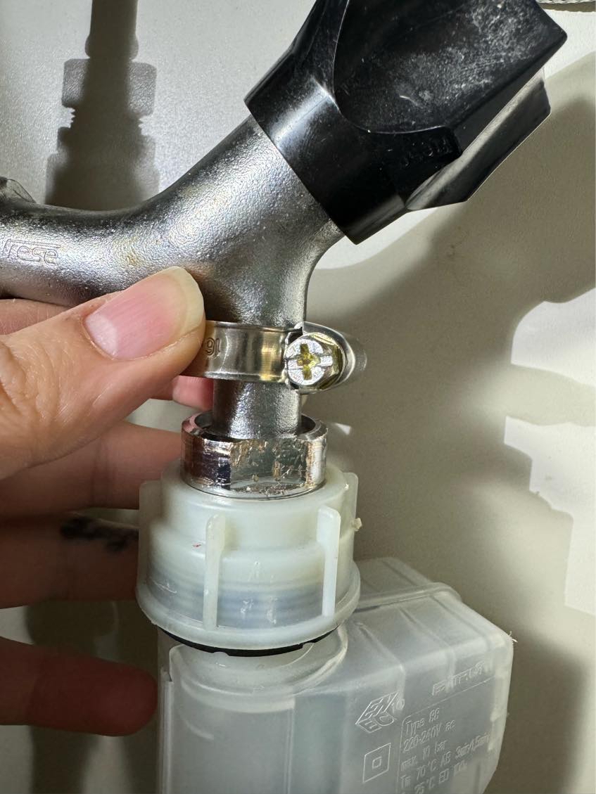 Tilslutning af opvaskemaskine