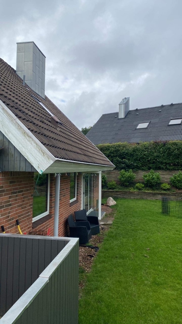 Udskiftning af gavle og indvendig tagrende
