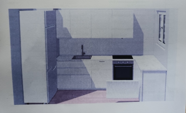 Installere køkkenskab