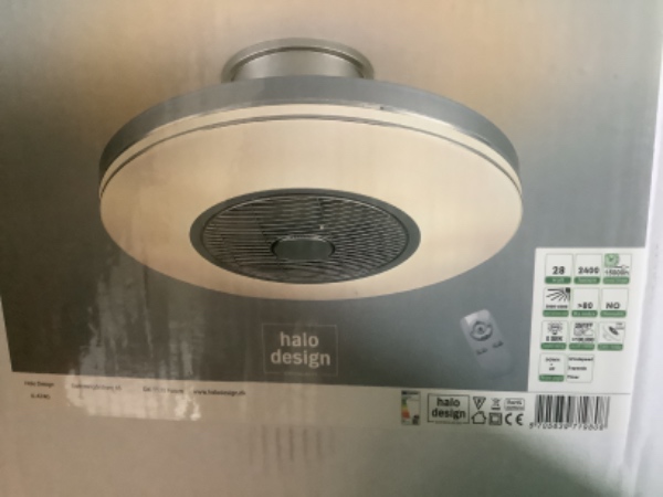 Opsætning af lampe  samt færdig gøring af emhætte