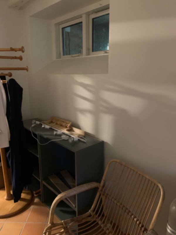 Sætte fem spots op i loft
