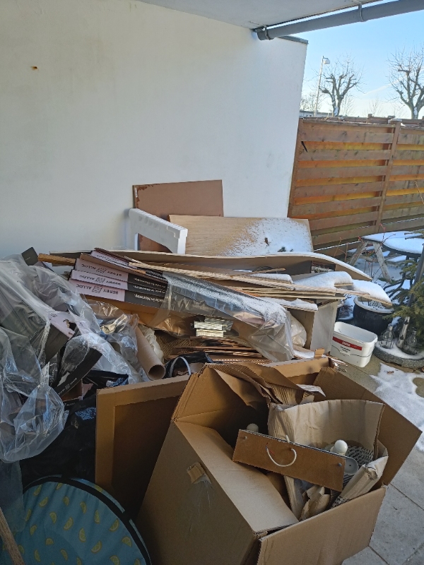 Afhentning af byggeaffald og andet storskrald