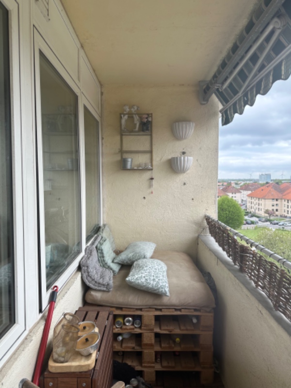 Udjævning/slibning af beton vægge/gulv/loft på altan