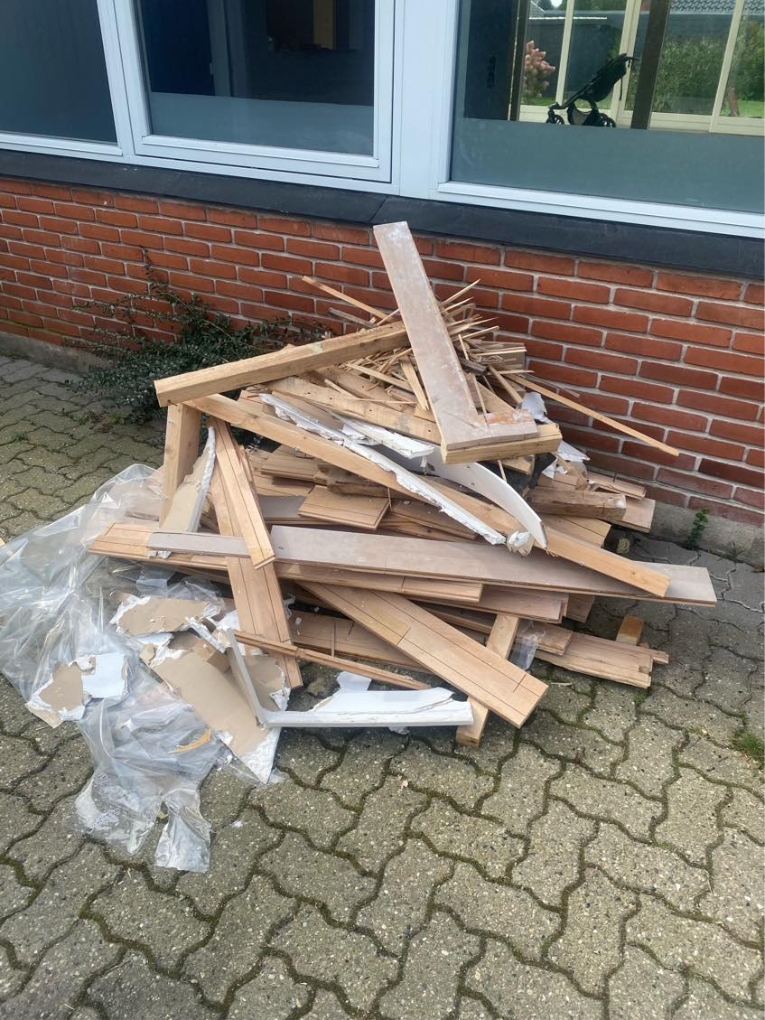 Bortskaffelse af byggematerialer