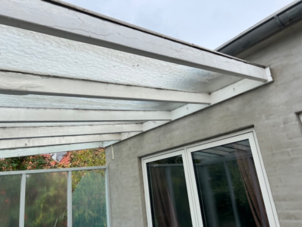 Ny overdækning på terrasse