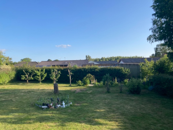 Klippet hæk på 4 sider