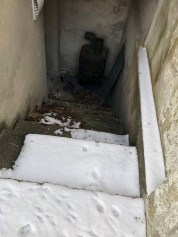 Kør brændeovn væk