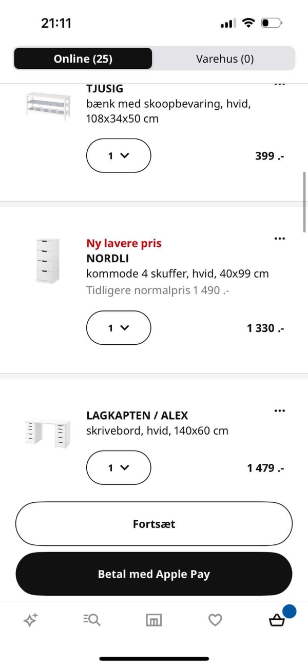 Møbelmontering i Aalborg 28. juni