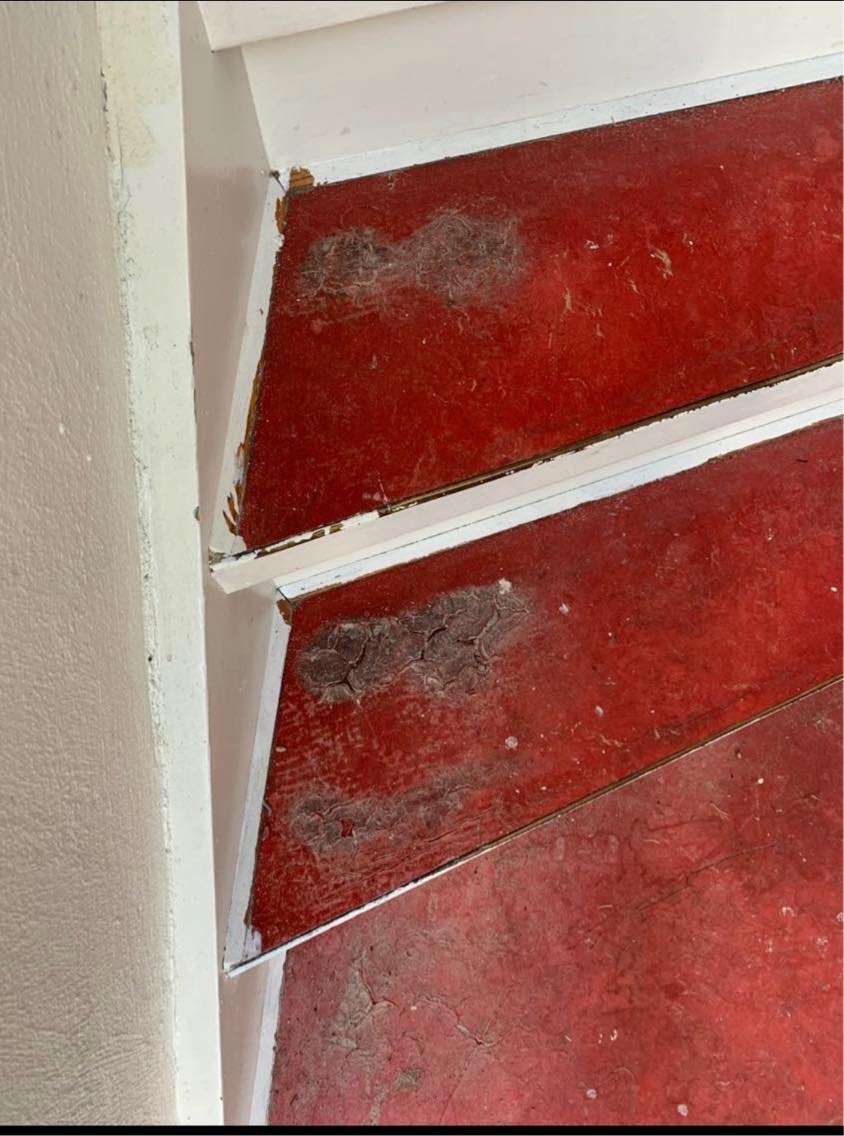 Afmontering af linoleumsgulv + montering af nyt