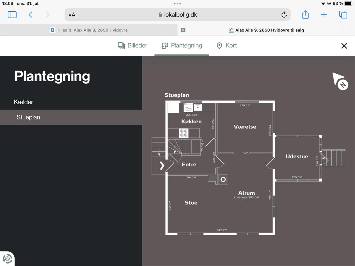 Puds af vægge med mørtel