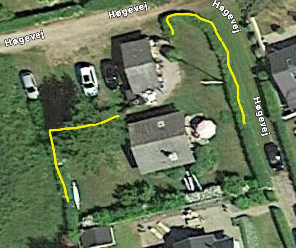 Hybenrose hækken skal klippes godt ned