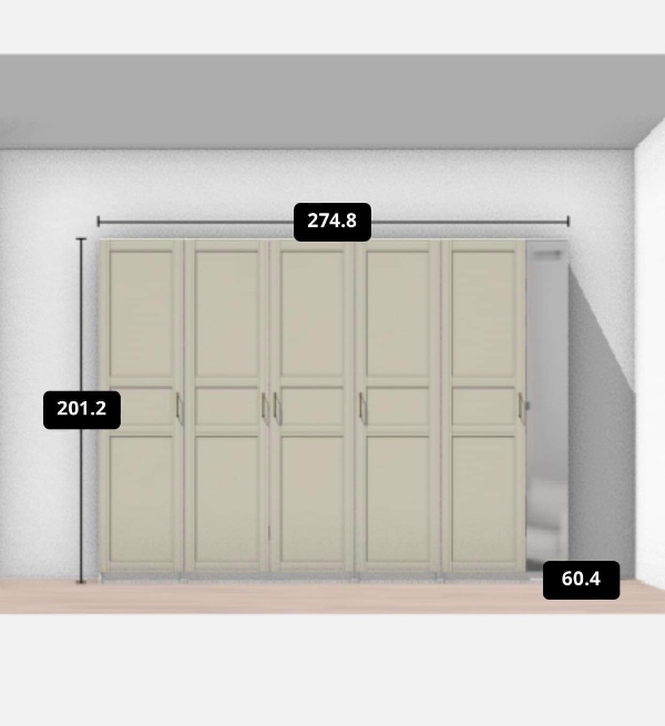 Samling af Ikea skab