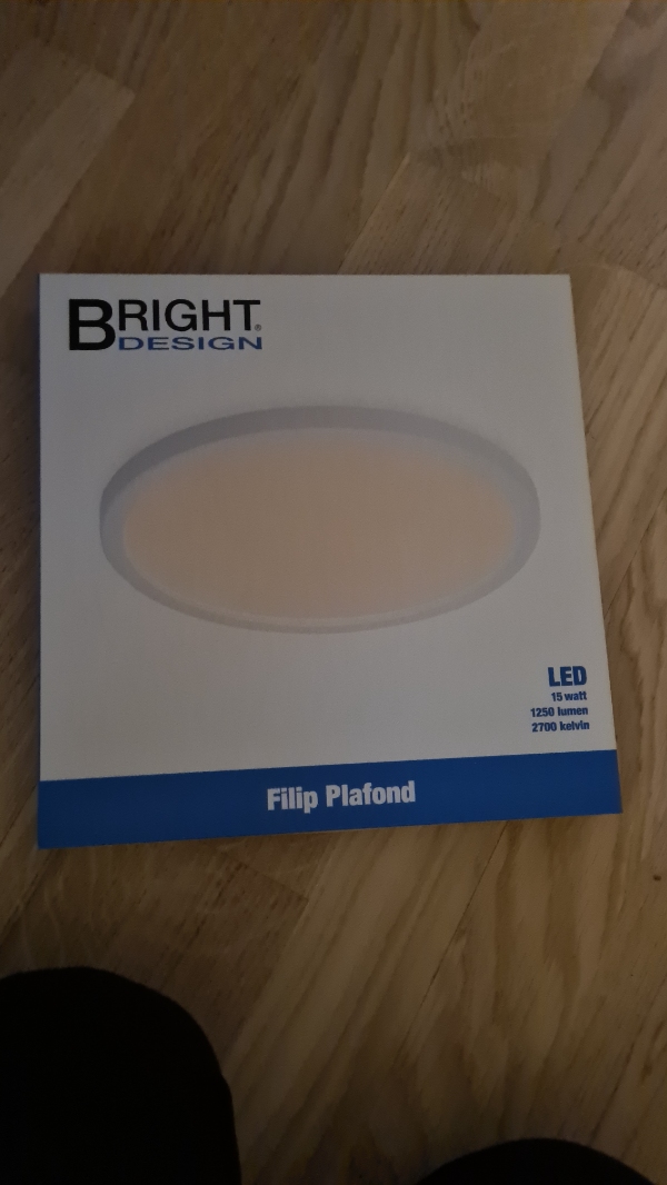 Hængt to loftlamper op