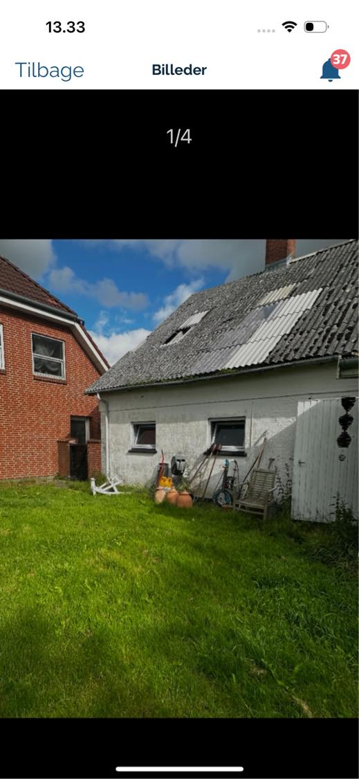 Opsætning af en tagplade