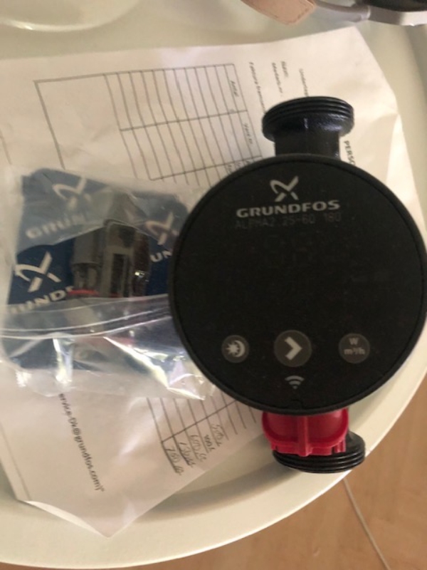 Skifte cirkulationspumpe