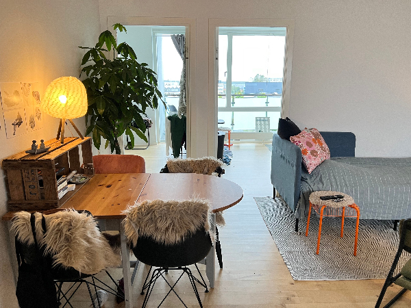 Male fraflytnings lejlighed på 3 rums - 66 m2 - vægge og lofte samt lister, toilet er det kun loft.