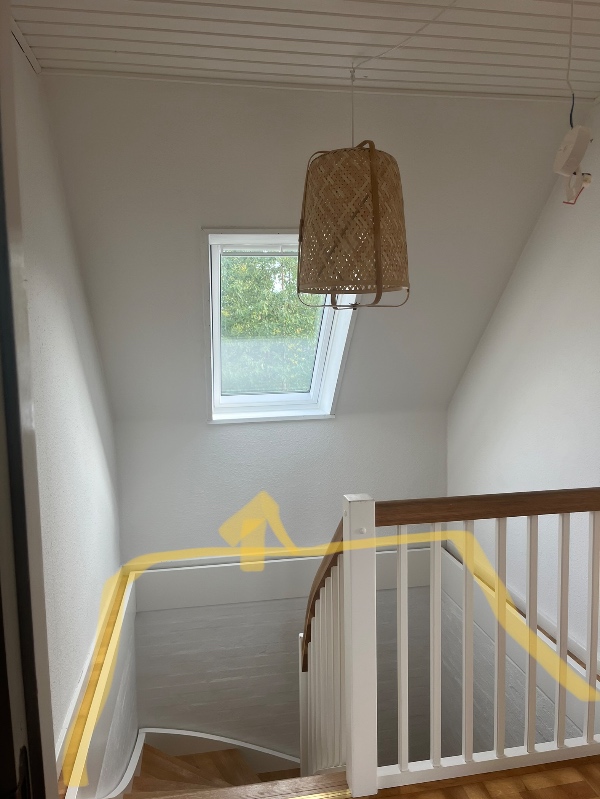 Spartling/maling af trappeopgang