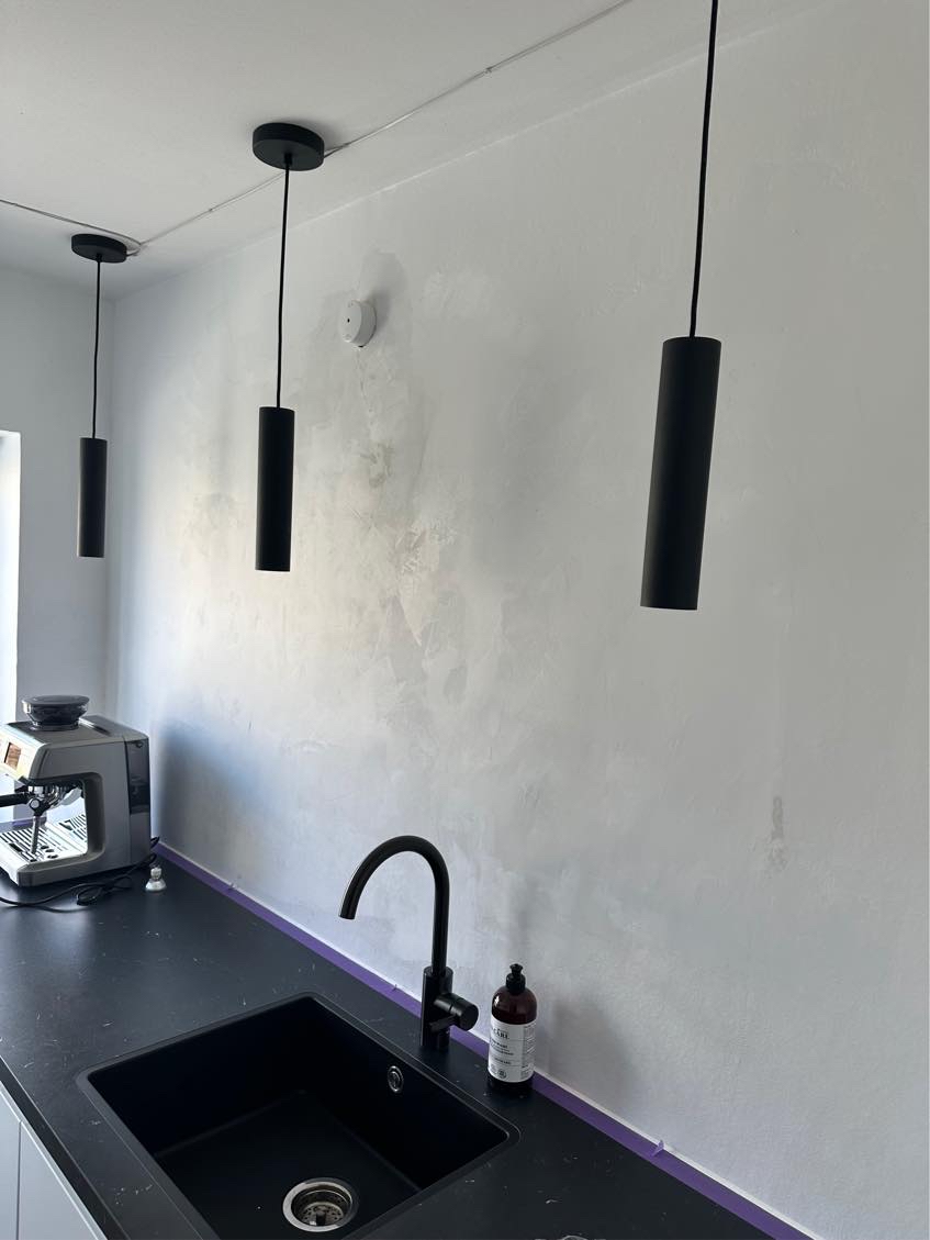 Maling og spartling af en enkelt væg