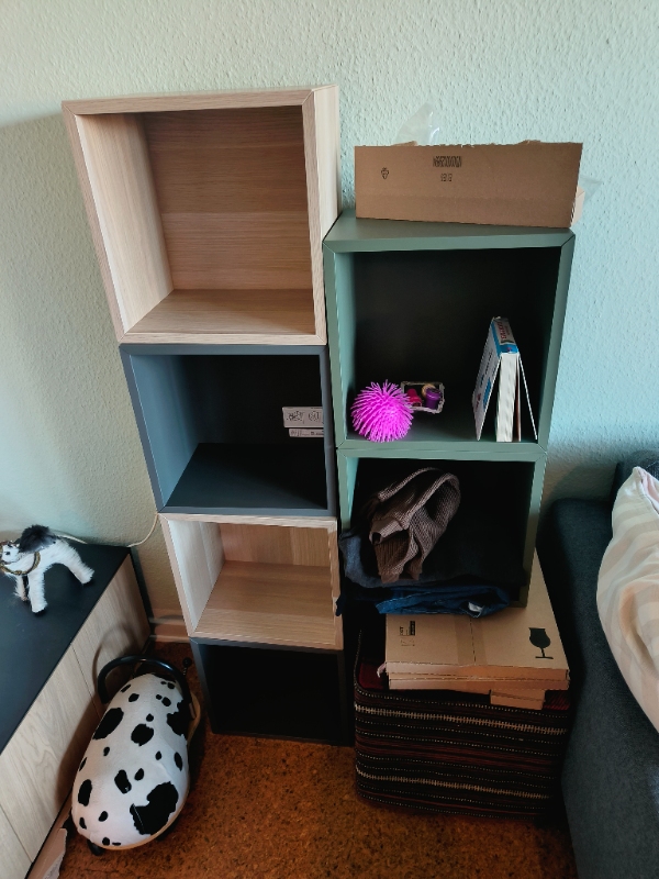 Vægmontering af skab/kasser