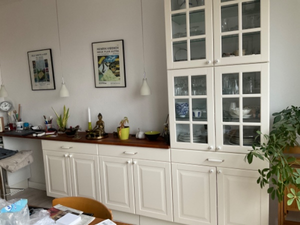 Nedtagning af 2 ikea pax klædeskabe 236x150 + 4 køkkenmoduler
