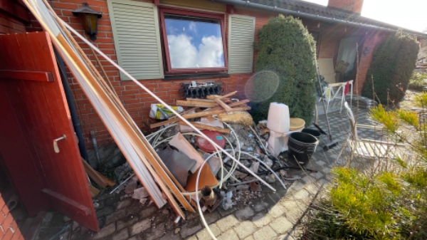 Fjerne byggeaffald