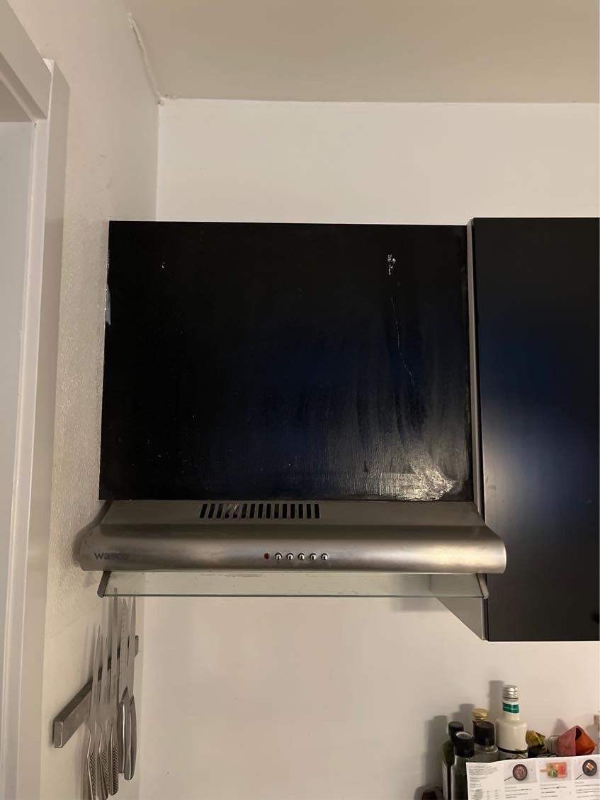 Ophæng af emhætte og -skab (fra IKEA)