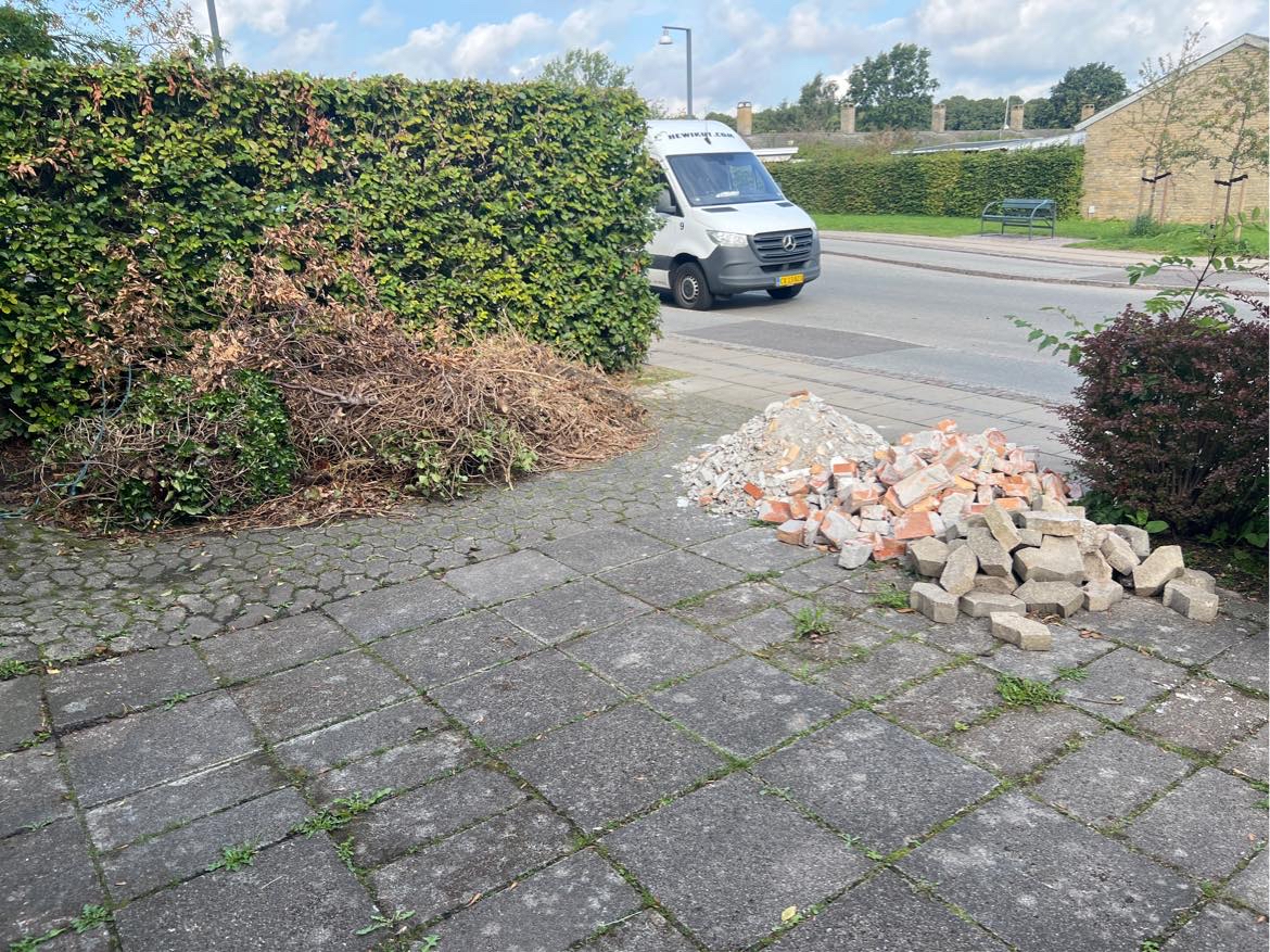 Køre på lossepladsen 2-3 gange