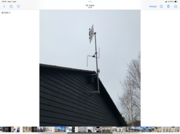 Nedtagning af udendørs antenne