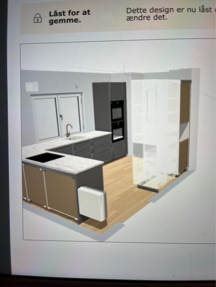 Samling , samt opsætning af Ikea køkken. 4 højskabe, 8 underskabe. Der skal også laves sokkel