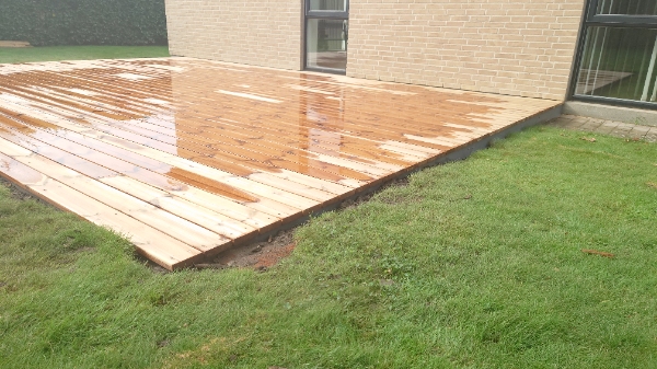 Skal have opsat glashegn på min træterrasse ca 10-12 fag