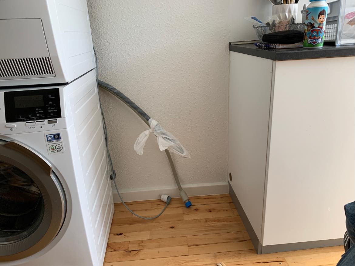 Montering af vaskemaskine og opvaskemaskine