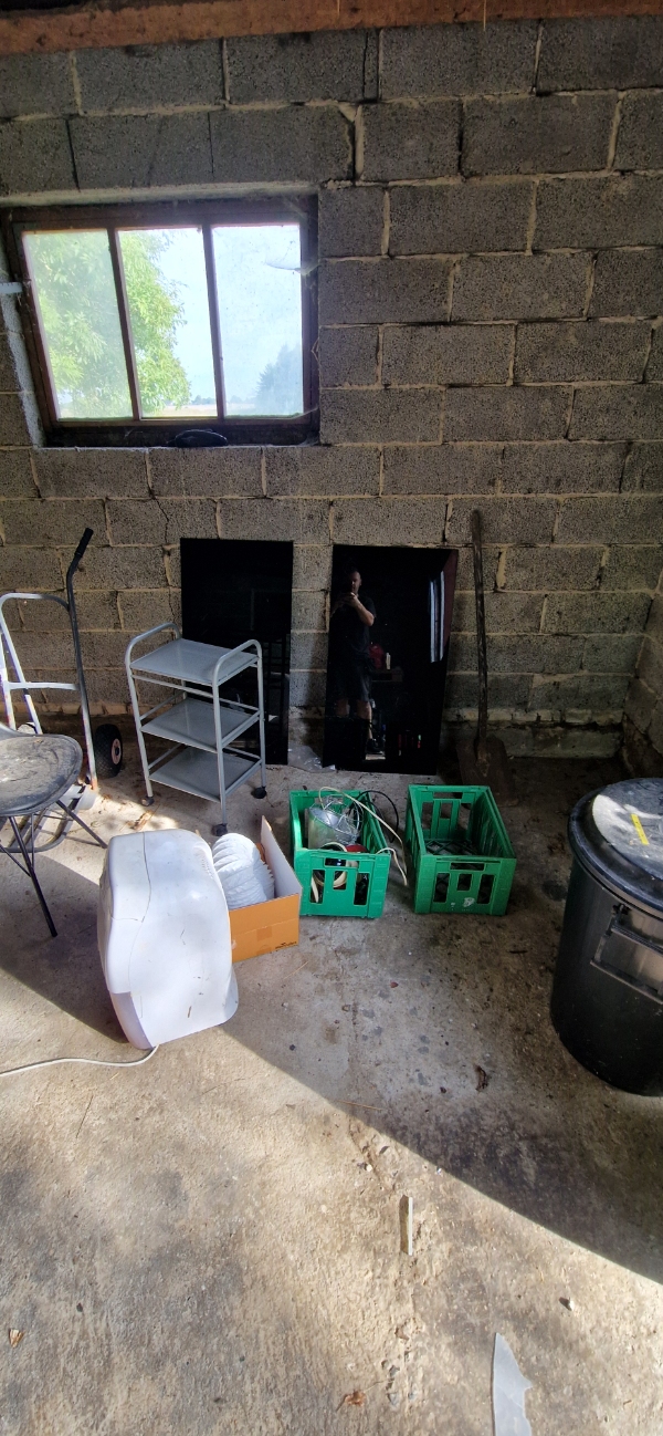 Kørsel på genbrug med diverse affald.