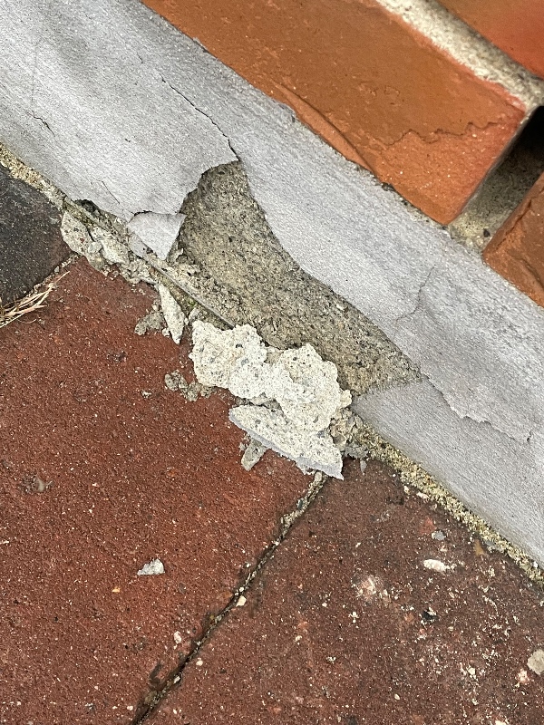 reparation af sokkel