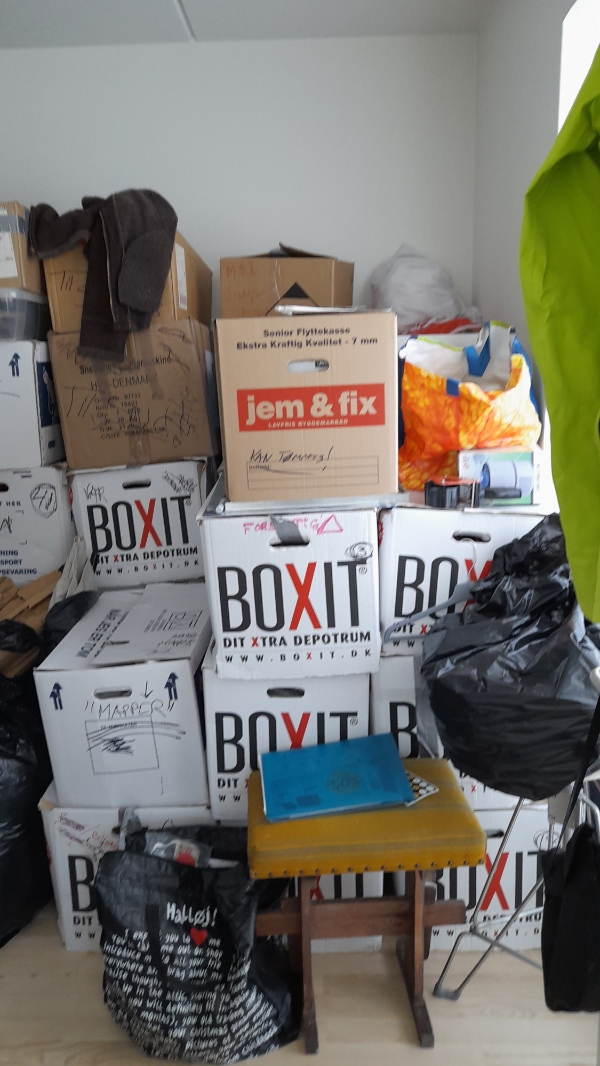 Flytte fra lejlighed(M elevator) , til hus