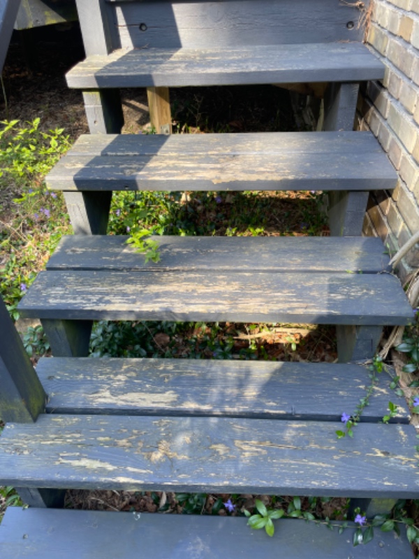 Slibning af træterrasse