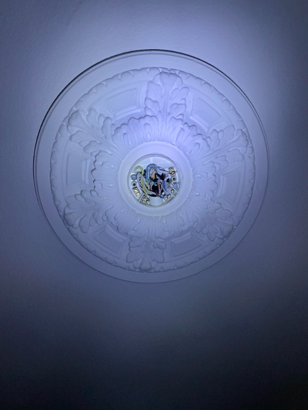 Opsætning af loftlampe