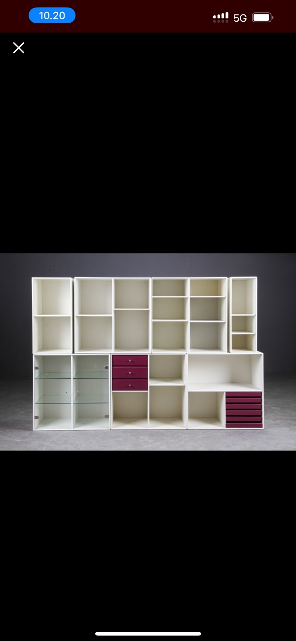 Flytte reol og opbevare før levering