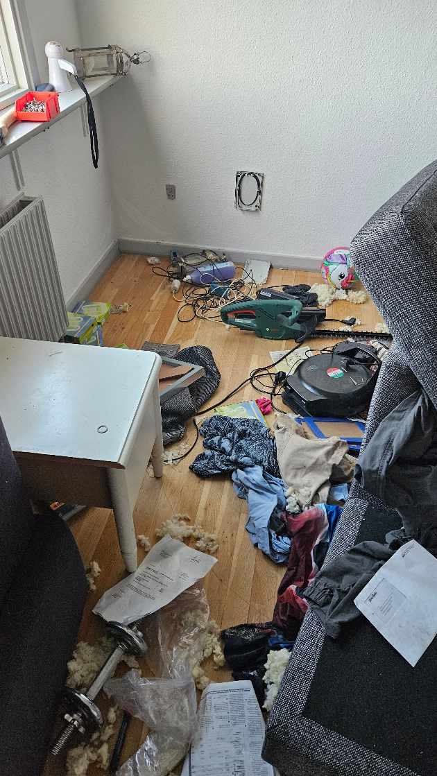Tømning af lejlighed i Randers NV. 