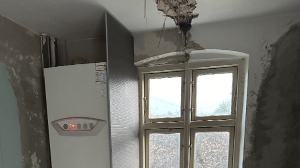 Opsætning af dampspærring og loft