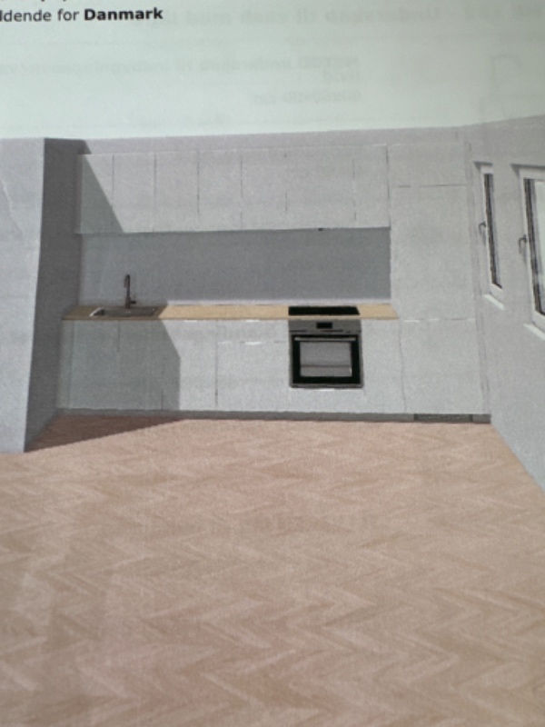 Montering af køkkenbordplade