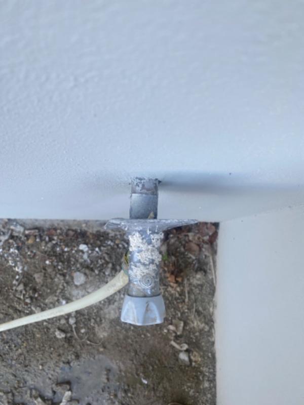 Installering af udendørs vandhane