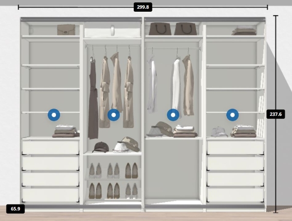 Montering af Ikea PAX gardeobeskab