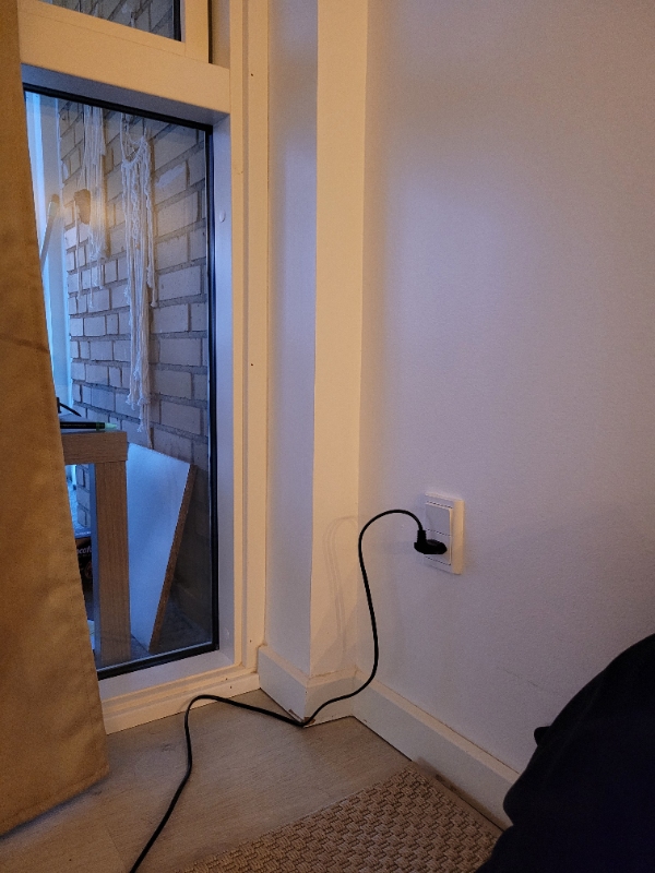 Installering af ny stikkontakt på altan