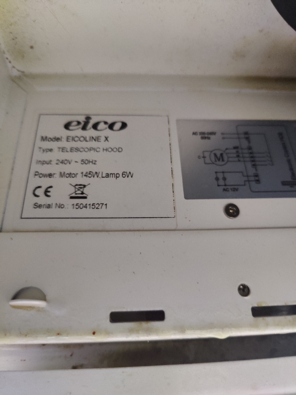 Monteret en ny emhætte